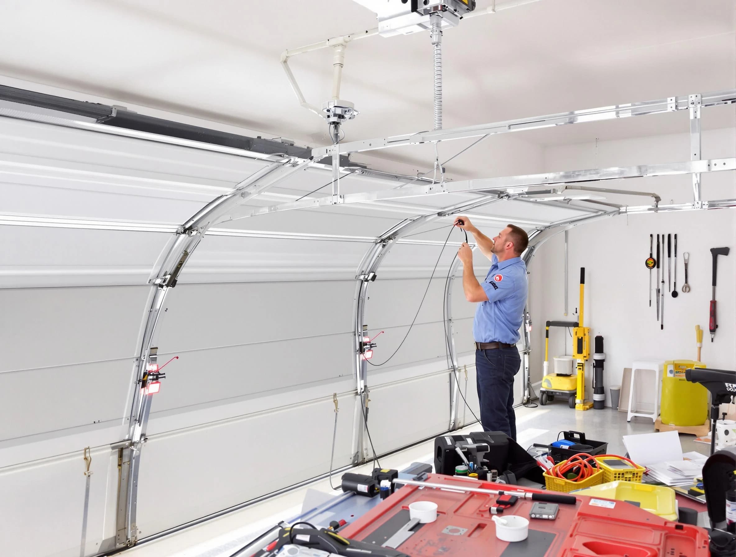 Garage door cable repair service by Sandia Heights Garage Door Repair in Sandia Heights