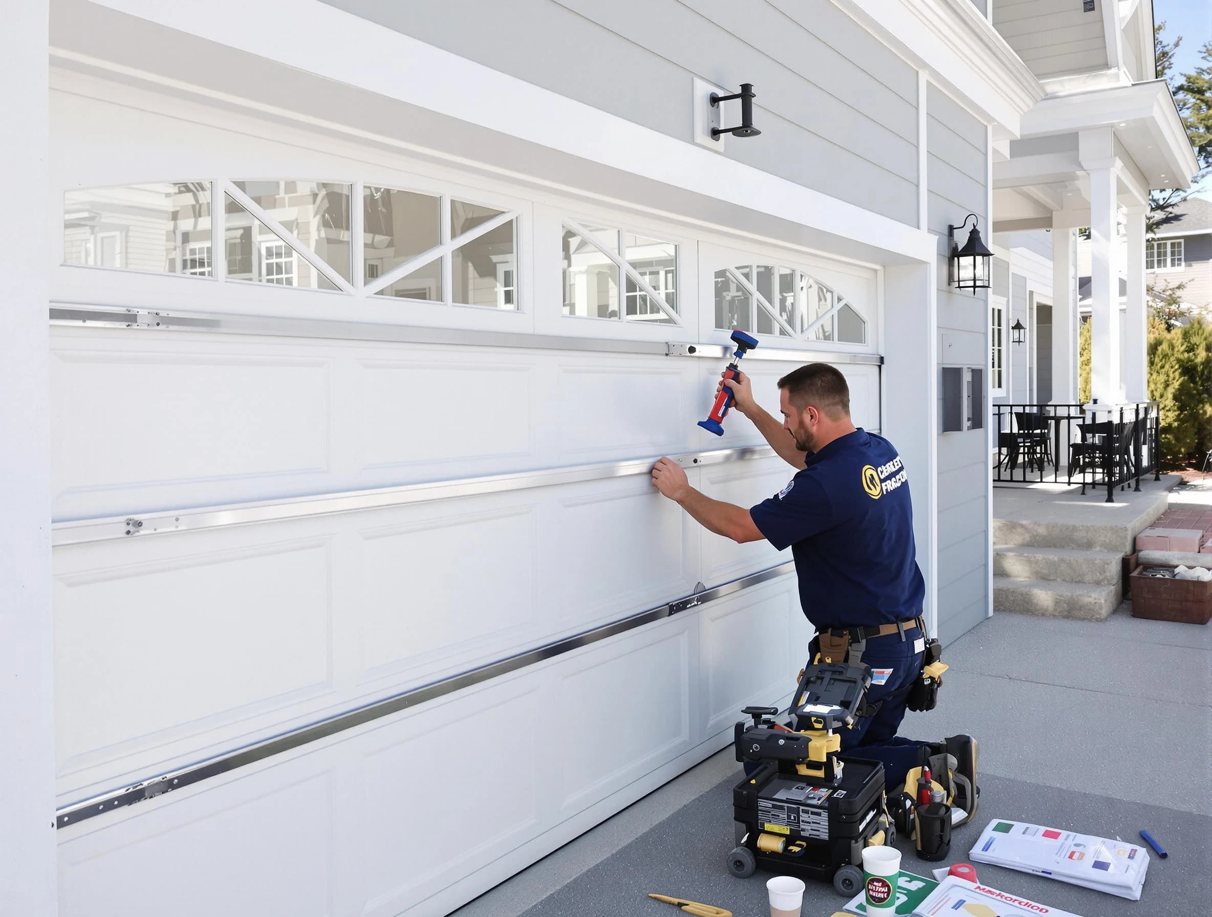 Professional garage door installation by Sandia Heights Garage Door Repair in Sandia Heights