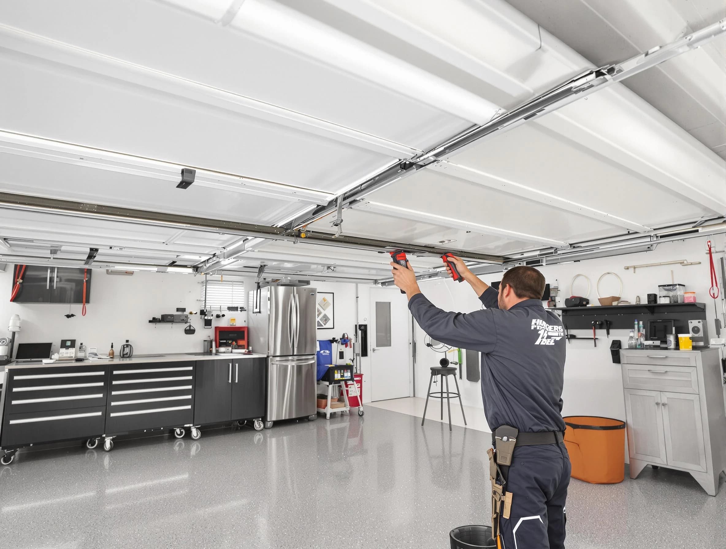 Overhead garage door repair service by Sandia Heights Garage Door Repair in Sandia Heights