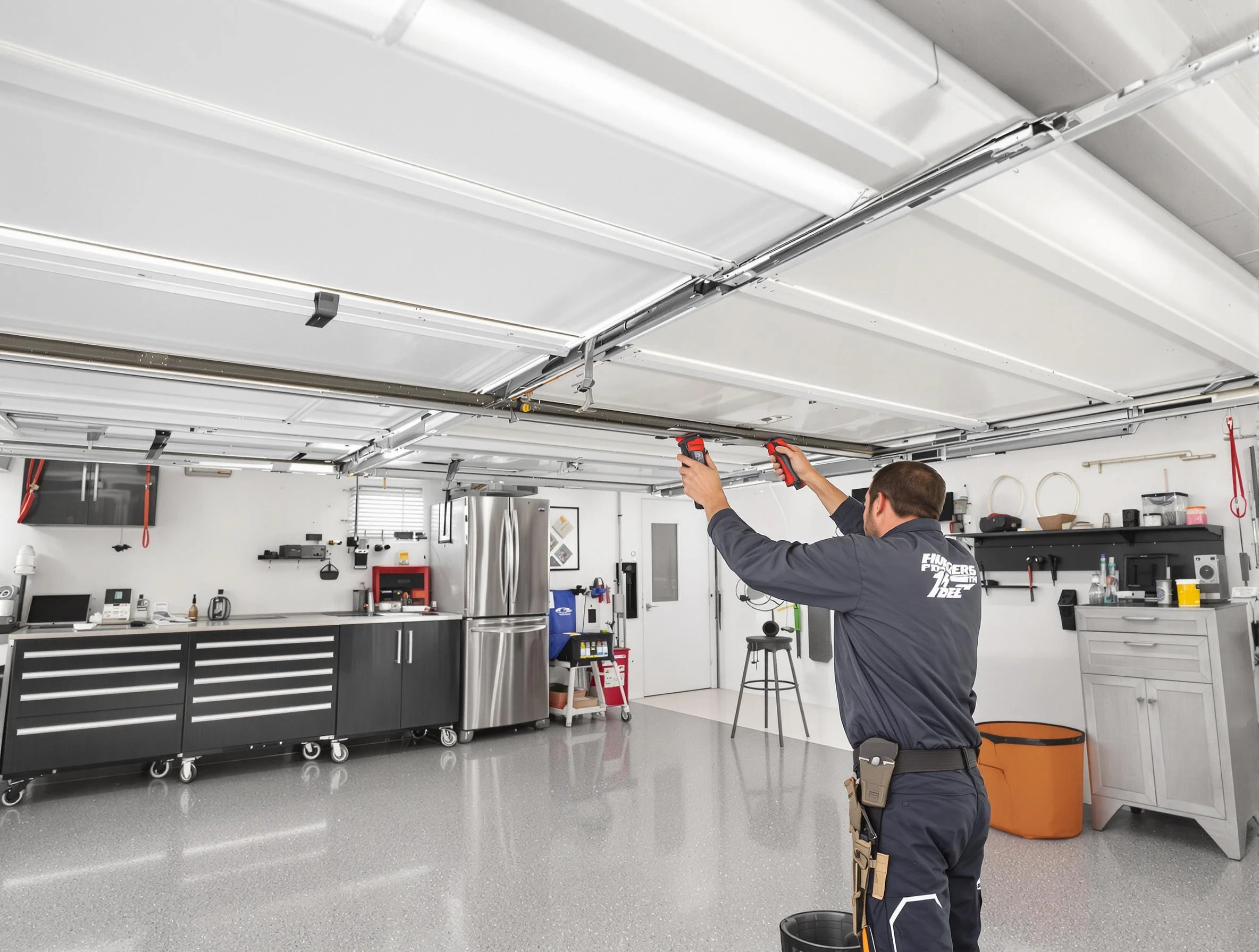 Overhead garage door repair service by Sandia Heights Garage Door Repair in Sandia Heights